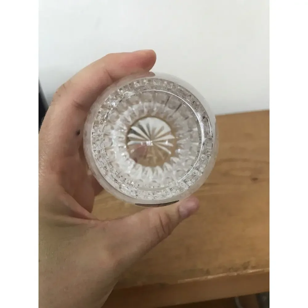 Vtg Tipperary Irish Hand Cut Mouth Blown Crystal 4